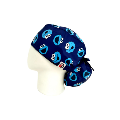Cookie Monster Women's Surgical Scrub Cap