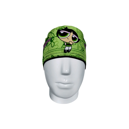 Surgical Scrub Cap for Women - Powerpuff Girls Acorn