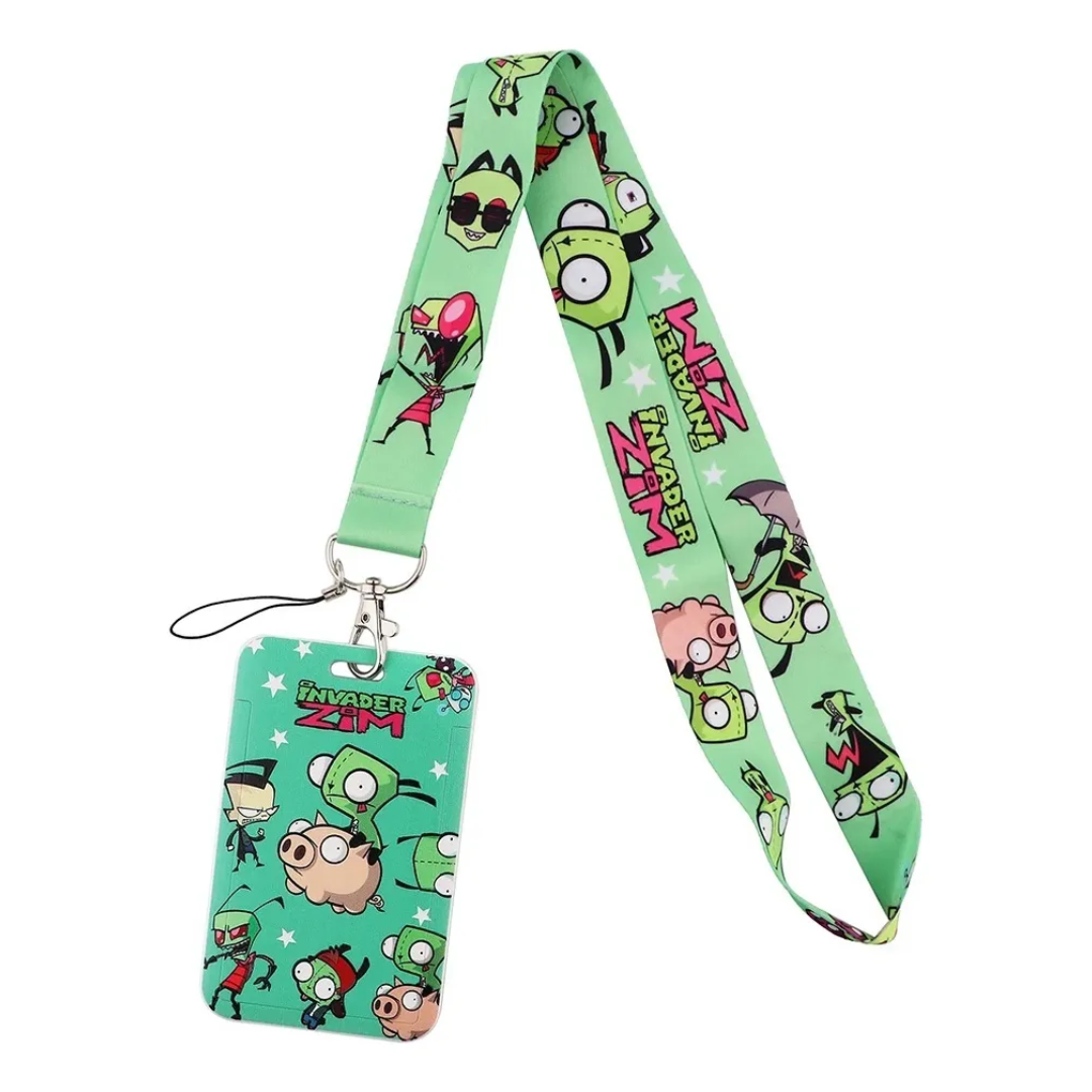 ID Holder (Lanyard) Invader Zim