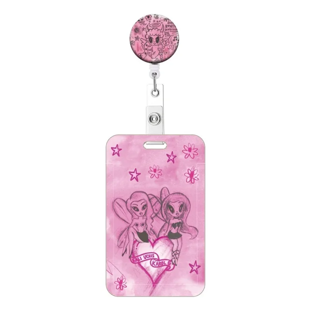 Retractable Badge Holder Yoyo Karol G Me tengo que ir