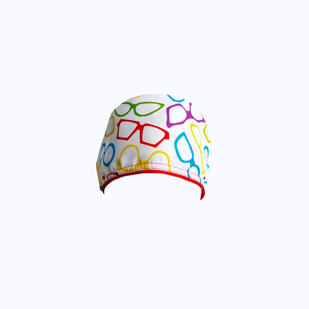 Gorro Quirúrgico Mujer Gafas y Monturas Multicolor