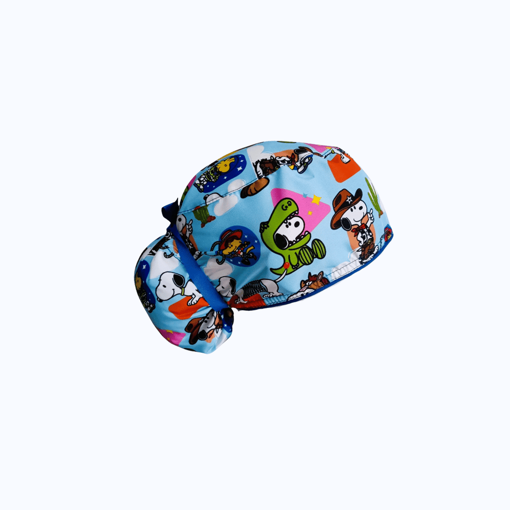Gorro Quirúrgico Mujer Snoopy y Toy Story Cielo