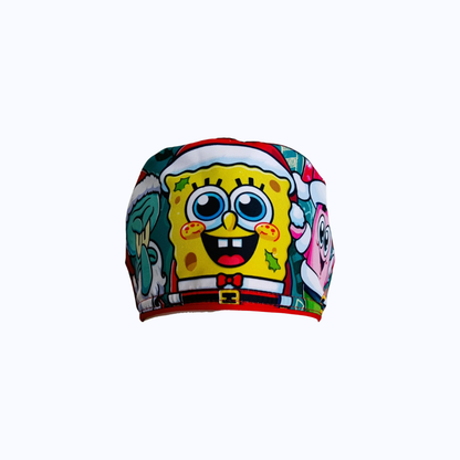 Gorro Quirúrgico Mujer y Portacarnet Bob Esponja Navidad