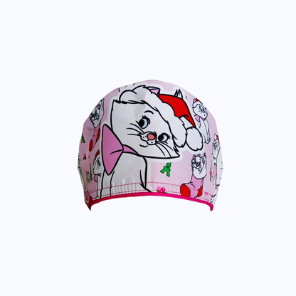 Gorro Quirúrgico Mujer y Portacarnet Marie Gata Navidad