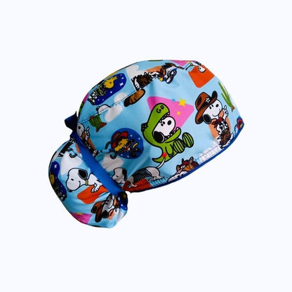 Surgical Scrub Cap for Women Midnight Mouse