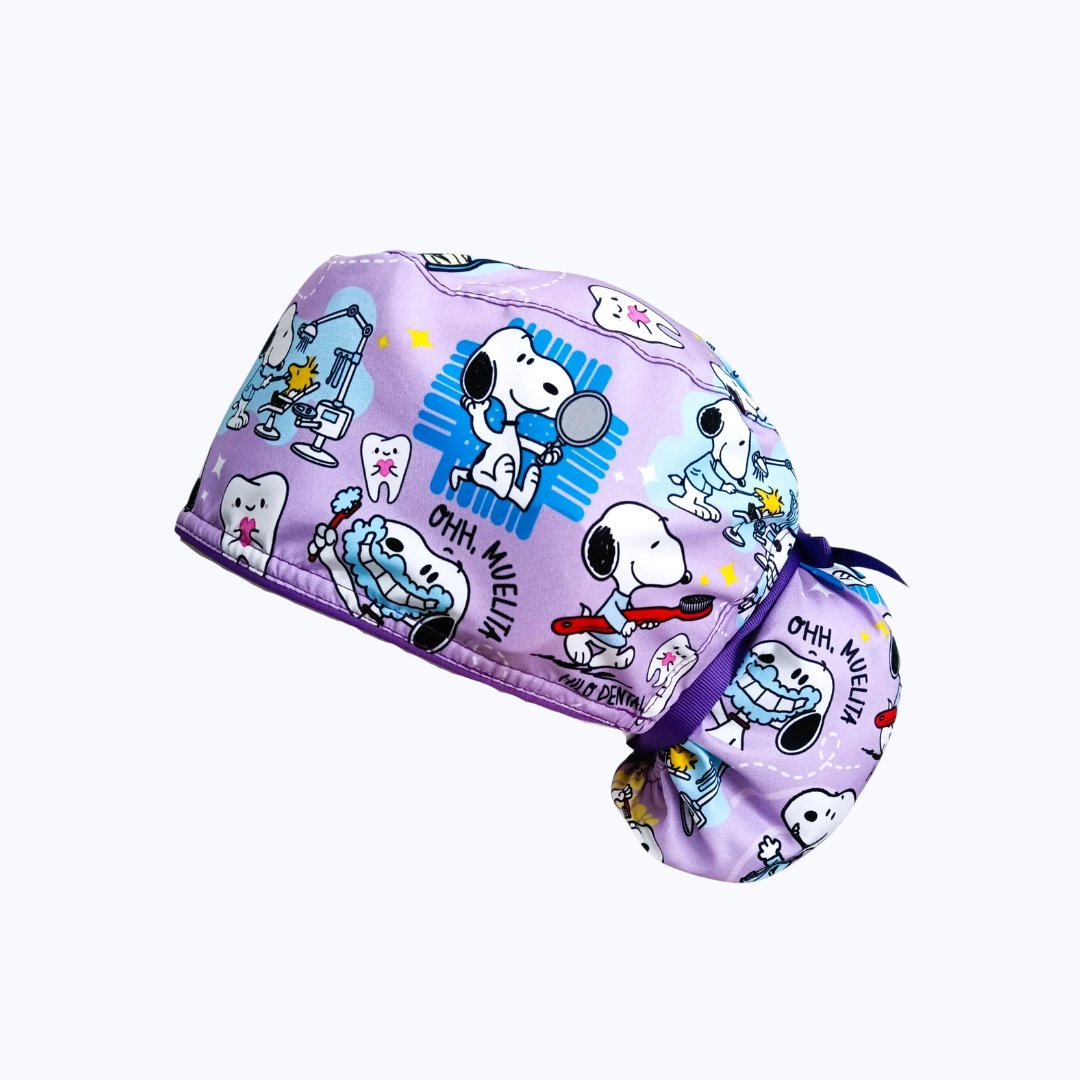 Surgical Scrub Cap for Women Midnight Mouse
