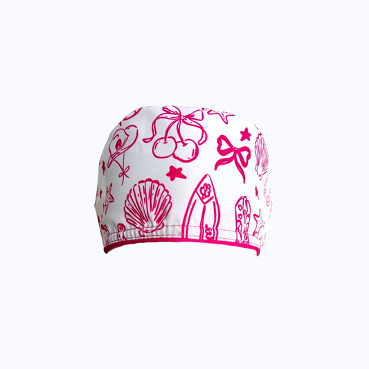 Surgical Scrub Cap for Women Midnight Mouse