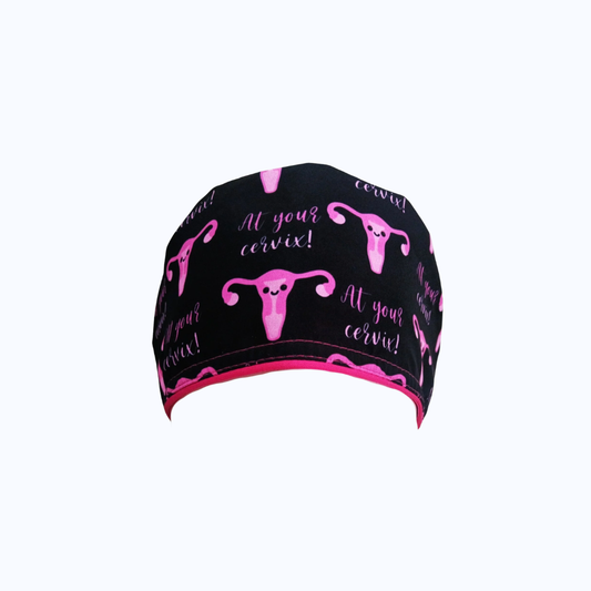 Surgical Scrub Cap for Women Midnight Mouse