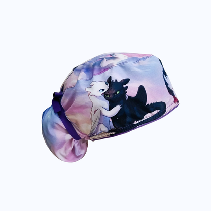 Gorro Quirúrgico Mujer y Portacarnet Chimuelo y Furia Luminosa