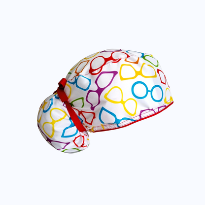 Gorro Quirúrgico Mujer y Portacarnet Gafas y Monturas Multicolor