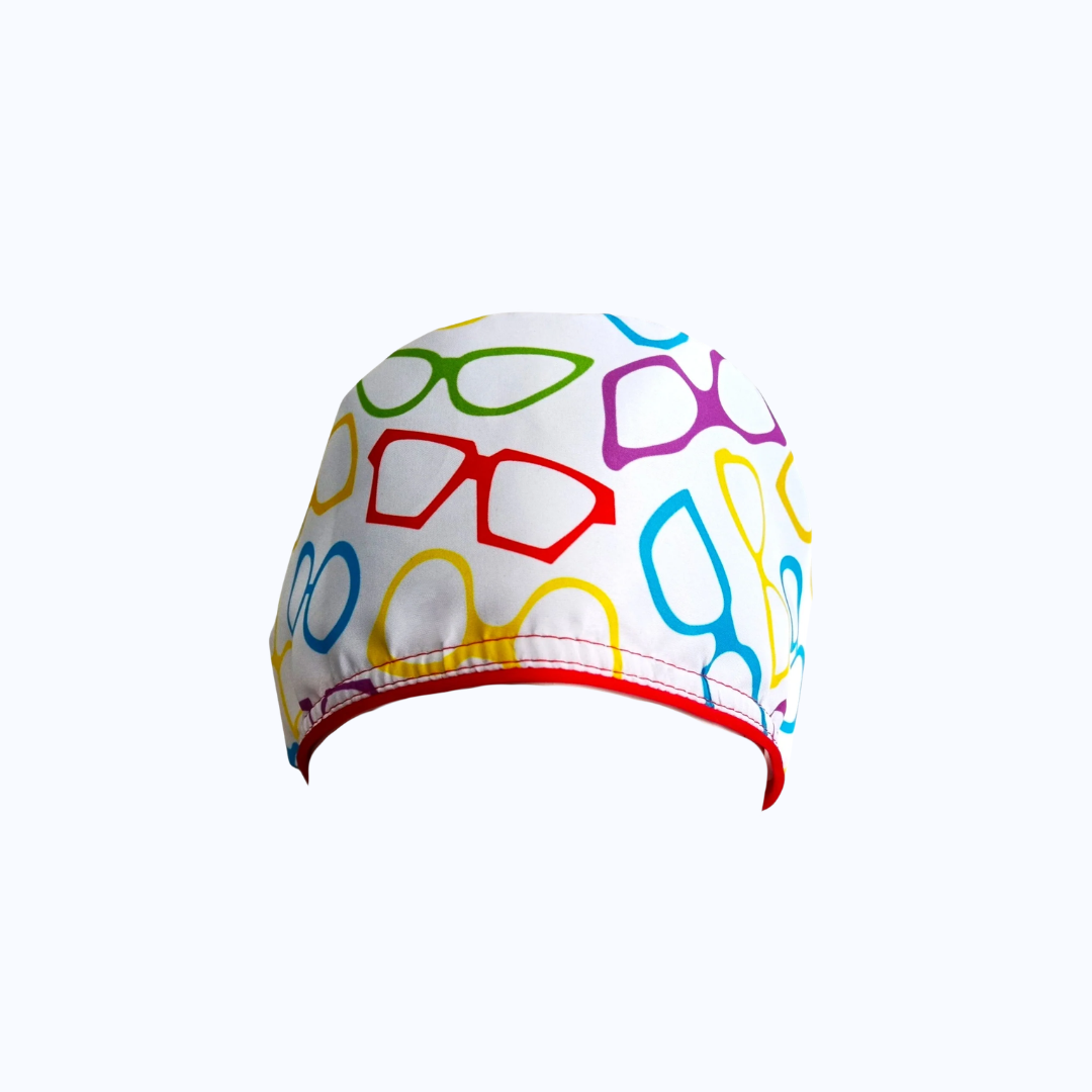 Gorro Quirúrgico Mujer y Portacarnet Gafas y Monturas Multicolor