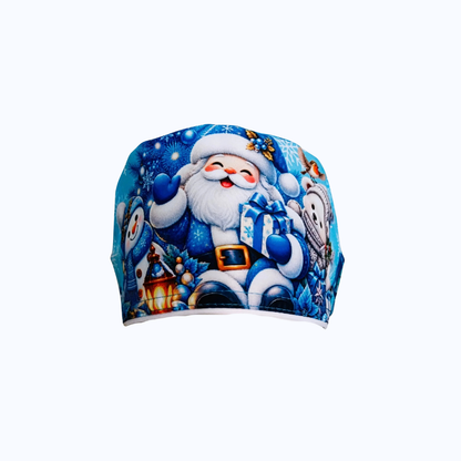 Gorro Quirúrgico Mujer y Portacarnet Oso Polar Navidad