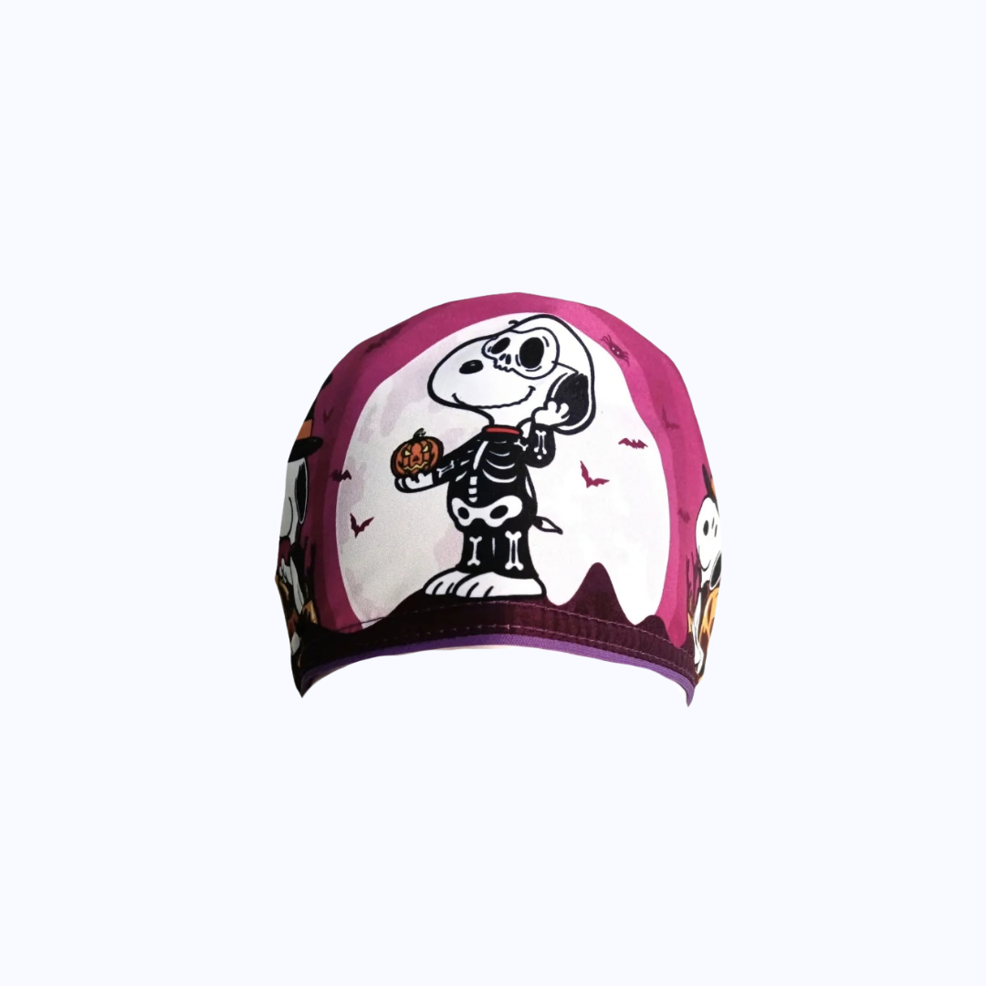 Gorro Quirúrgico Mujer y Portacarnet Snoopy Navidad
