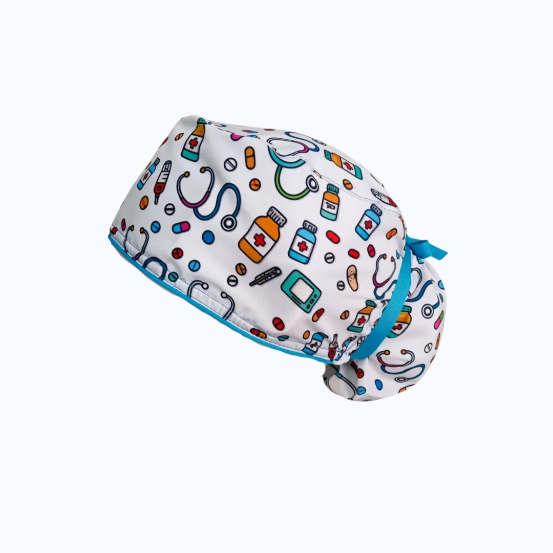 Surgical Scrub Cap for Women Midnight Mouse