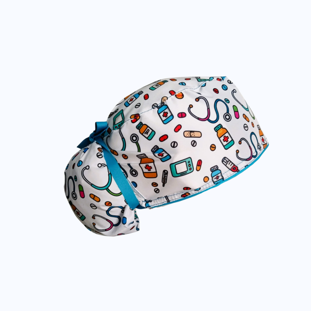 Surgical Scrub Cap for Women Midnight Mouse