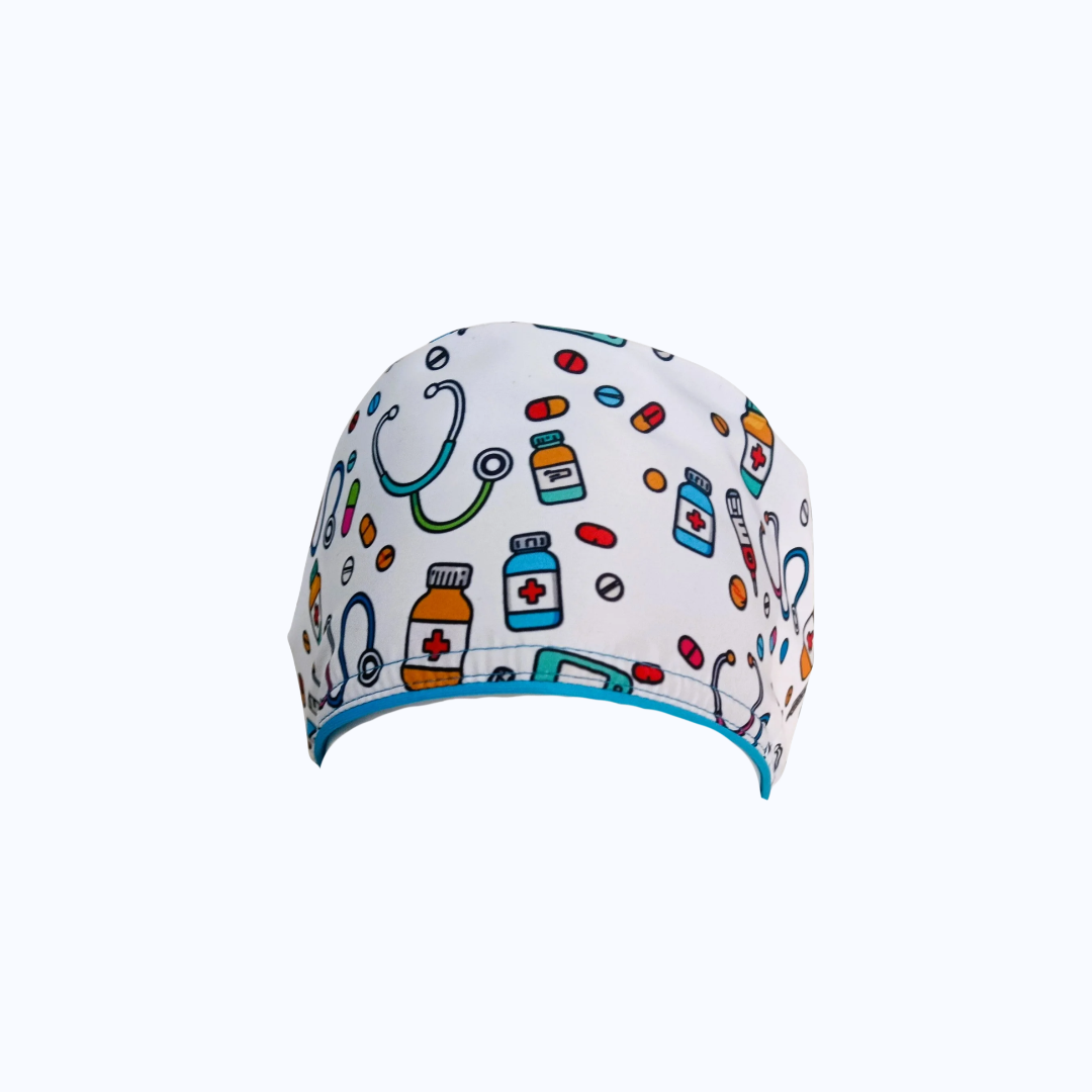 Surgical Scrub Cap for Women Midnight Mouse