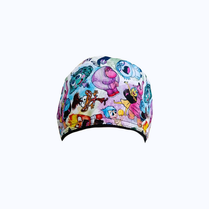 Gorro Quirúrgico Mujer y Portacarnet Intensamente Inside Out Emociones