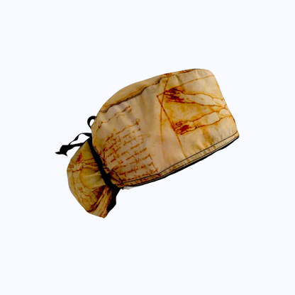 Gorro Quirúrgico Mujer y Portacarnet Leonardo da Vinci