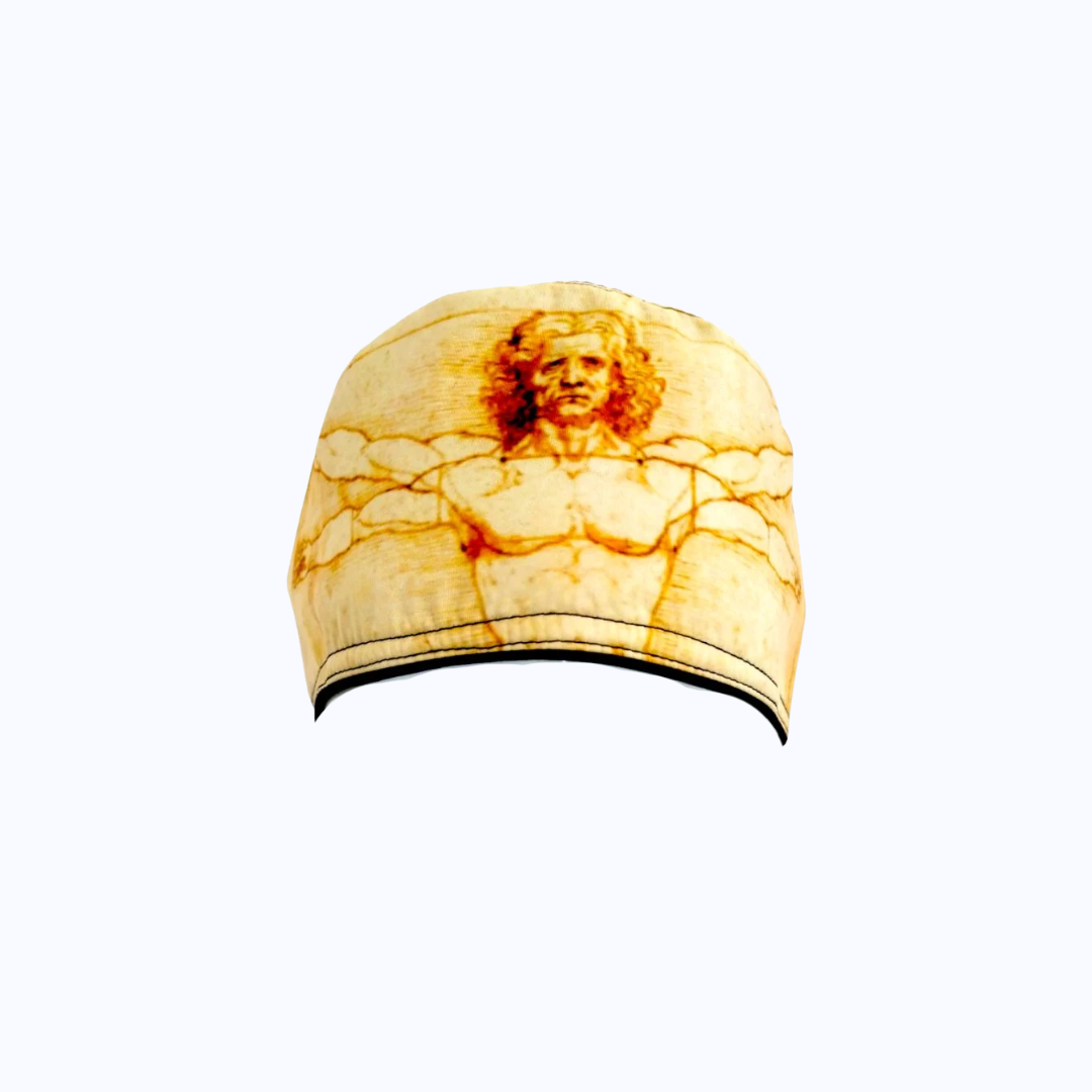 Gorro Quirúrgico Mujer y Portacarnet Leonardo da Vinci