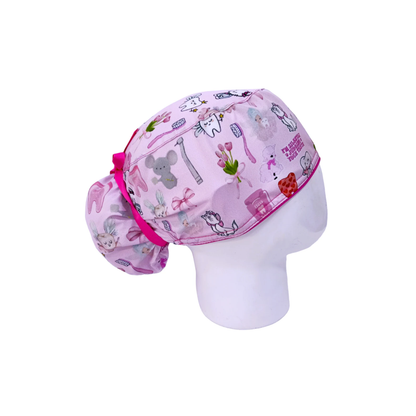 Surgical Scrub Cap for Women Midnight Mouse