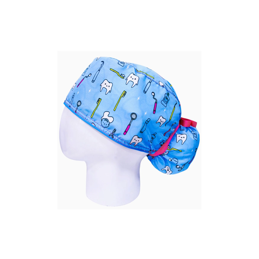 Surgical Scrub Cap for Women Midnight Mouse