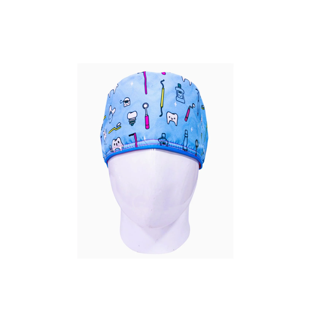 Surgical Scrub Cap for Women Midnight Mouse