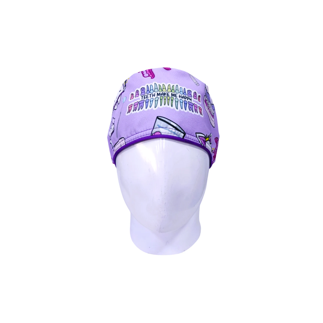 Surgical Scrub Cap for Women Midnight Mouse
