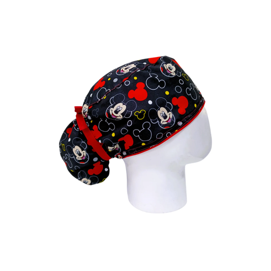 Surgical Scrub Cap for Women Midnight Mouse