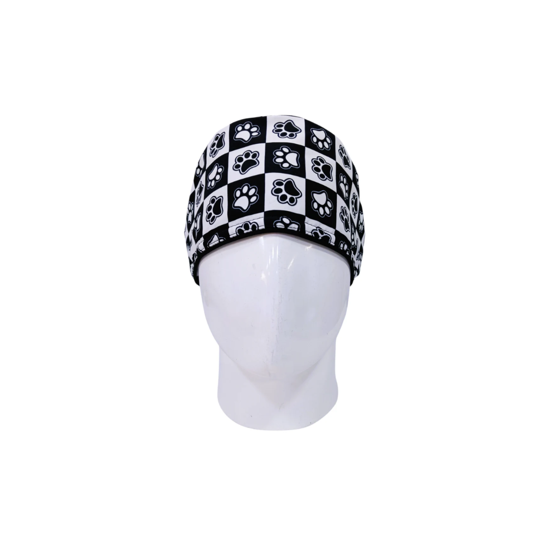 Women's Paw Print Surgical Cap