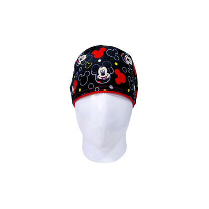Surgical Scrub Cap for Women Midnight Mouse