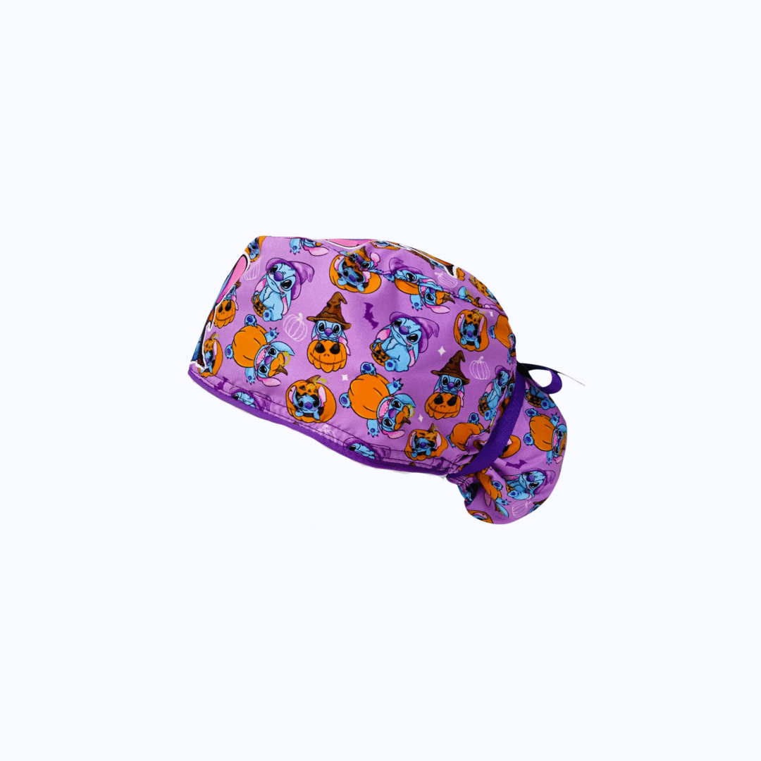 Gorro Quirúrgico Mujer Stitch Halloween
