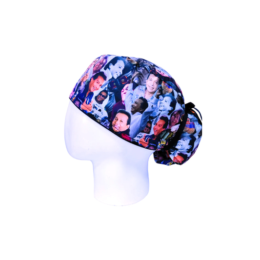 Surgical Scrub Cap for Women Midnight Mouse