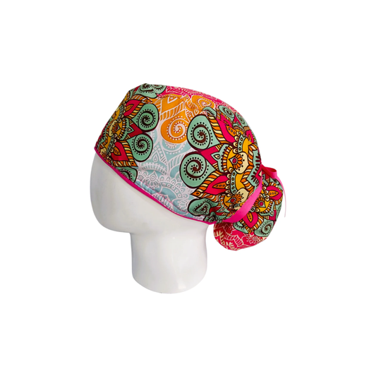 Surgical Scrub Cap for Women Midnight Mouse