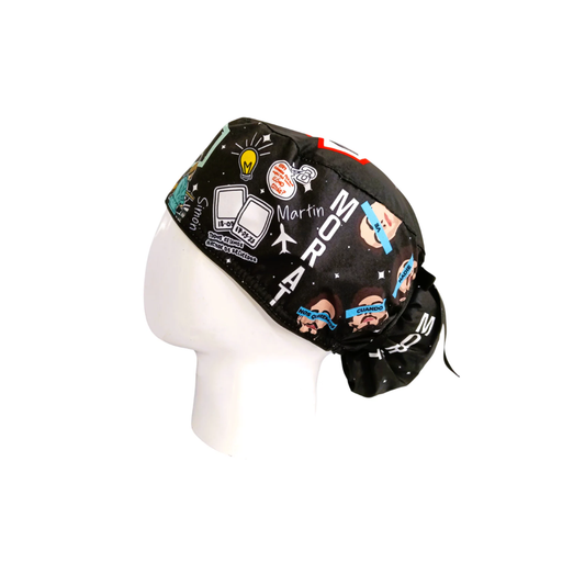 Surgical Scrub Cap for Women Midnight Mouse