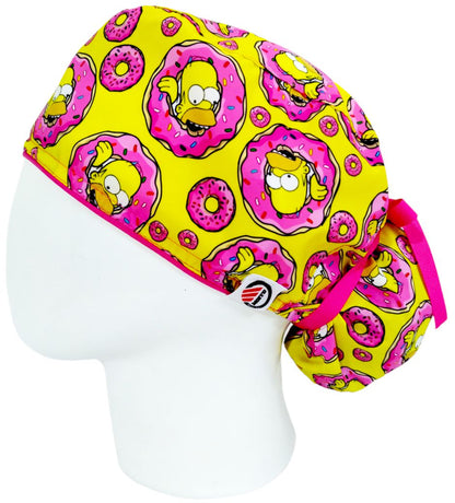 Gorro Quirúrgico Mujer y Portacarnet Homero Donas - gorro antifluido para mujer Doctools - foto 1