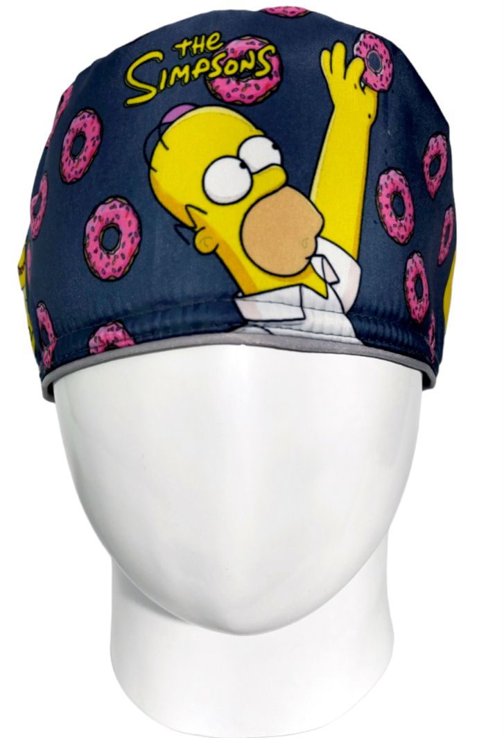 Gorro Quirúrgico Mujer y Portacarnet Homero Gris - gorro antifluido para mujer Doctools - foto 3