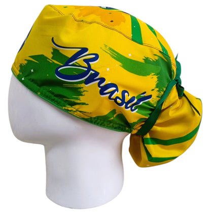 Gorro Quirúrgico Mujer y Portacarnet Brasil - gorro antifluido para mujer Doctools - foto 1