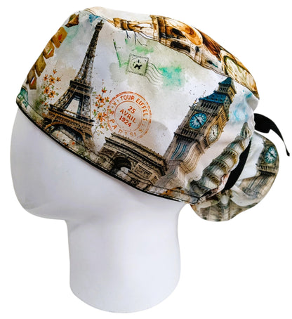 Gorro Quirúrgico Mujer y Portacarnet Viajera - gorro antifluido para mujer Doctools - foto 1