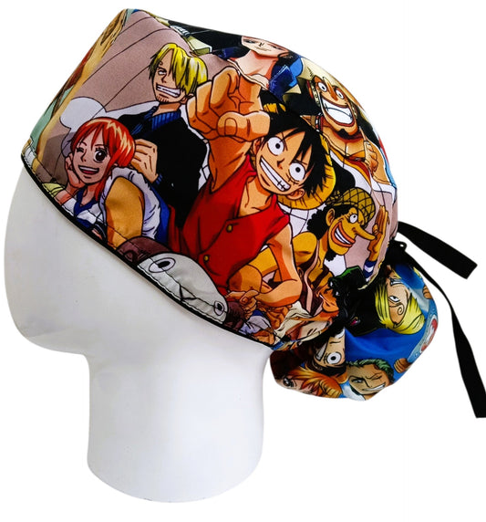 Gorro Quirúrgico Mujer y Portacarnet One Piece Monkey - gorro antifluido para mujer Doctools - foto 1