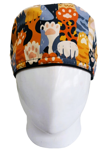 Gorro Quirúrgico Mujer y Portacarnet Paticas - gorro antifluido para mujer Doctools - foto 3