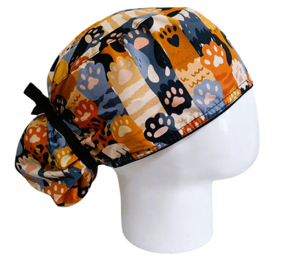 Gorro Quirúrgico Mujer y Portacarnet Paticas - gorro antifluido para mujer Doctools - foto 2