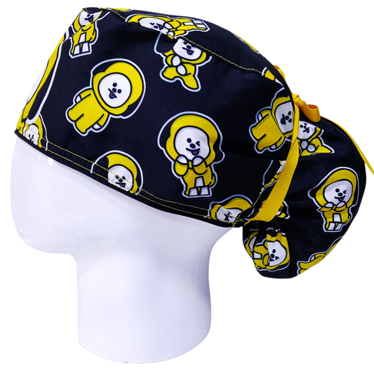 Gorro Quirúrgico Mujer y Portacarnet Chimmy BT21 - gorro antifluido para mujer Doctools - foto 1