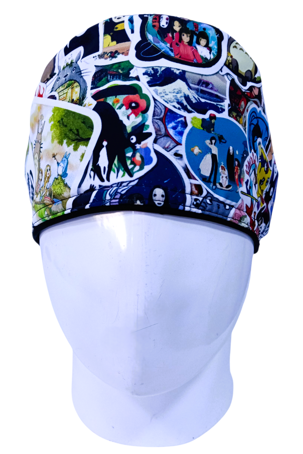 Gorro Quirúrgico Mujer y Portacarnet Totoro Pegatinas - gorro antifluido para mujer Doctools - foto 3