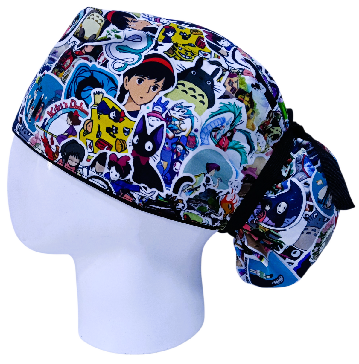 Gorro Quirúrgico Mujer y Portacarnet Totoro Pegatinas - gorro antifluido para mujer Doctools - foto 1