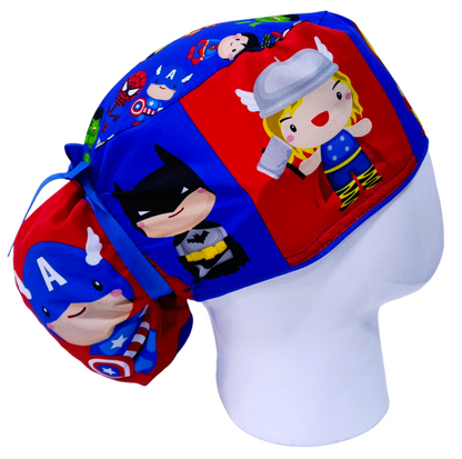 Gorro Quirúrgico Mujer y Portacarnet Marvel Personajes - gorro antifluido para mujer Doctools - foto 2
