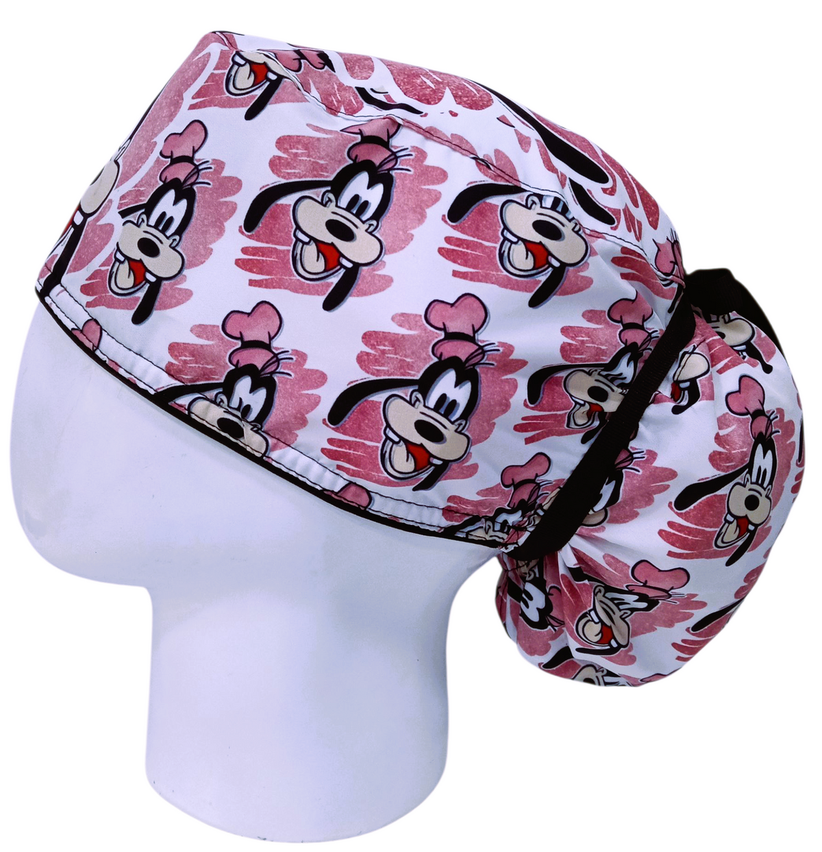 Gorro Quirúrgico Mujer y Portacarnet Goofy Rosa - gorro antifluido para mujer Doctools - foto 1