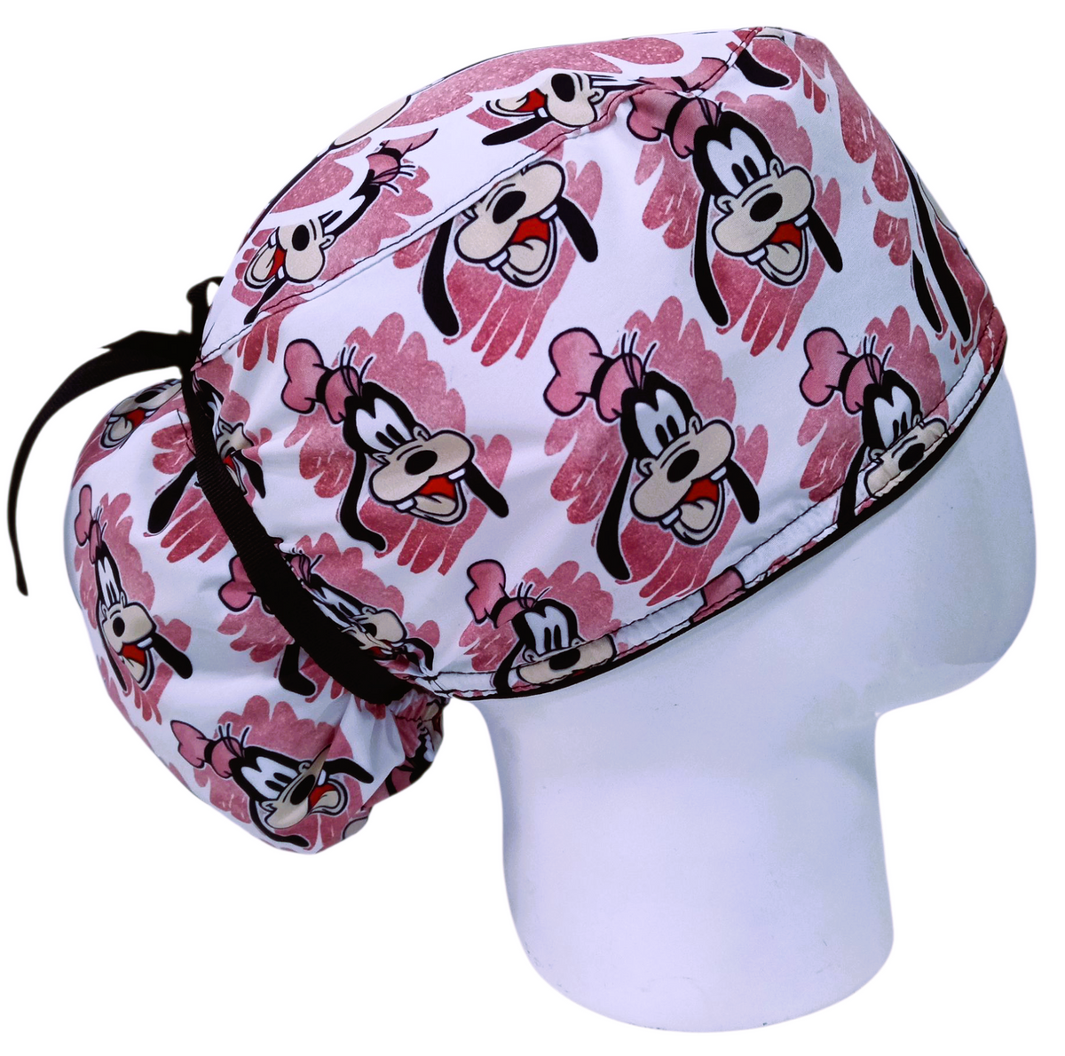 Gorro Quirúrgico Mujer y Portacarnet Goofy Rosa - gorro antifluido para mujer Doctools - foto 2