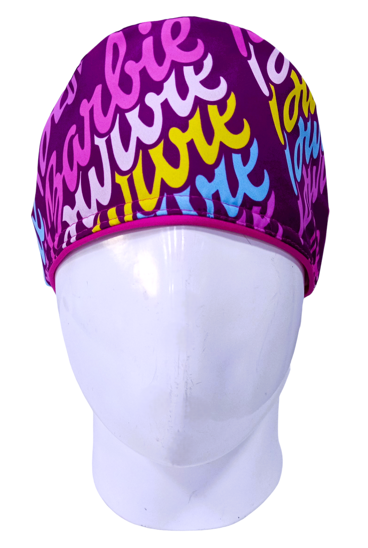 Gorro Quirúrgico Mujer y Portacarnet Barbie Morado - gorro antifluido para mujer Doctools - foto 3