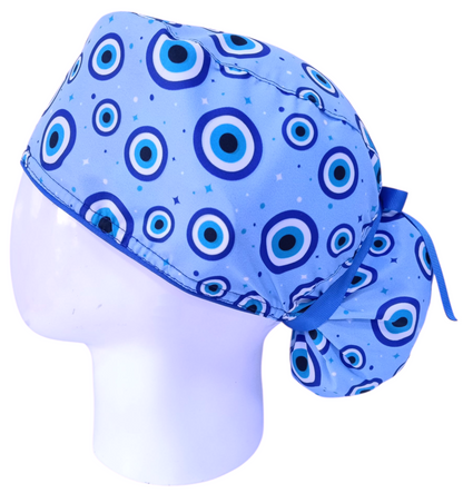 Gorro Quirúrgico Mujer y Portacarnet Nazar Ojo Turco - gorro antifluido para mujer Doctools - foto 1