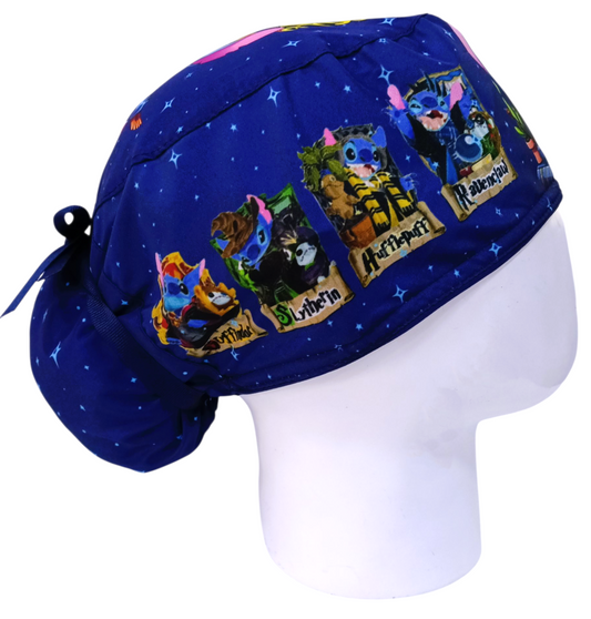 Gorro Quirúrgico Mujer y Portacarnet Stitch Potter - gorro antifluido para mujer Doctools - foto 2